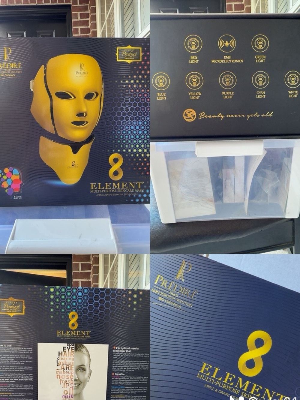 Predire 8 Element Multi-Purpose Skincare Mask - Gold